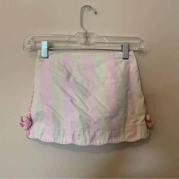 Lilly Pulitzer Pink and Green Stripe Skort - Picture 1 of 8